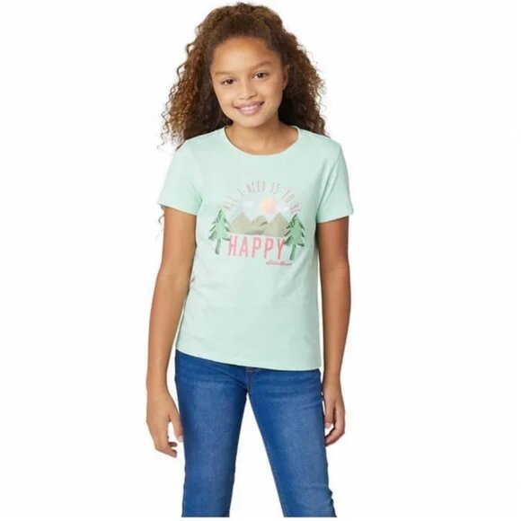 NEW Eddie Bauer Kids 3 pack Youth Graphic Logo Embroidery Pocket Shirts Tops 5 6 - Picture 3 of 7